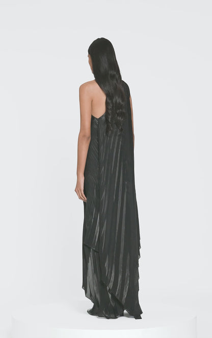 PLEATED FLUID DRESS